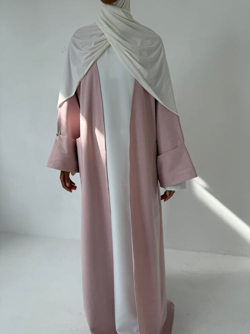 Pink Cloud Coat Abayah